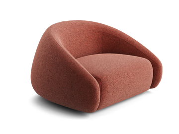 APPER - Fabric armchair with armrests by La Cividina - view 2